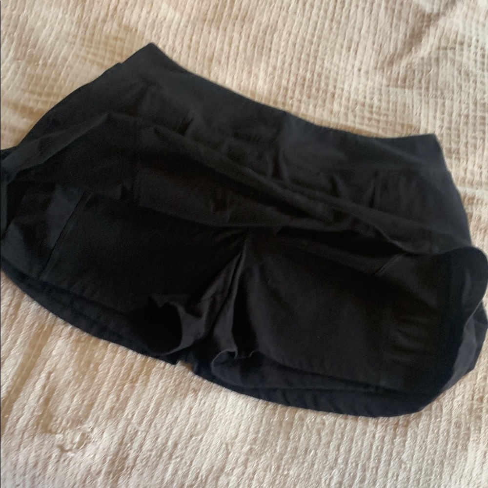 Women with Control Black Skort - Picture 6 of 7